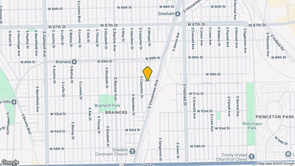 9016 S Morgan St Map and Location Details