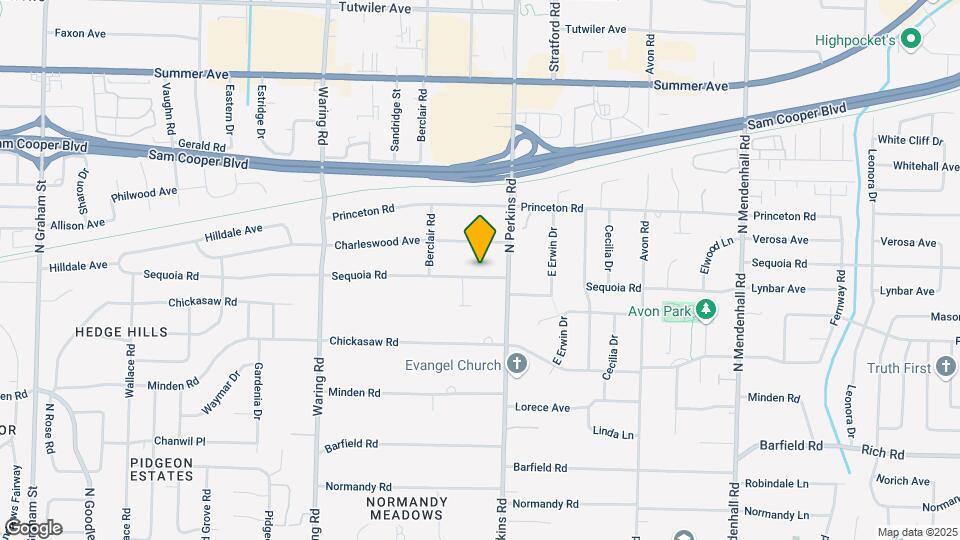 4578 Sequoia Rd Map and Location Details