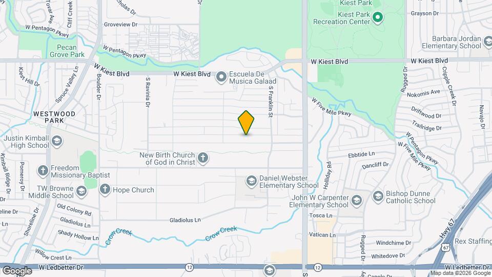 2615 Southwood Dr Map and Location Details