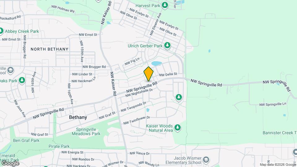 14916 NW Delia St Map and Location Details