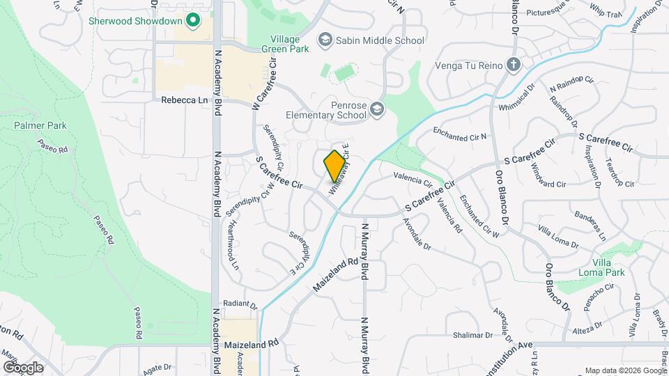 3036 Whileaway Cir E Map and Location Details