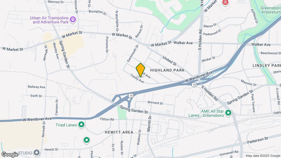 4326 Trinity Ave Map and Location Details