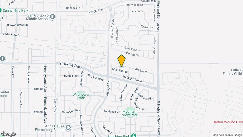 1456 Moonlight Dr Map and Location Details