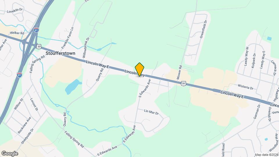 1460 Lincoln Way E Map and Location Details