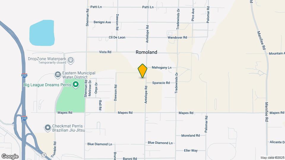 24700 Antelope Rd Map and Location Details