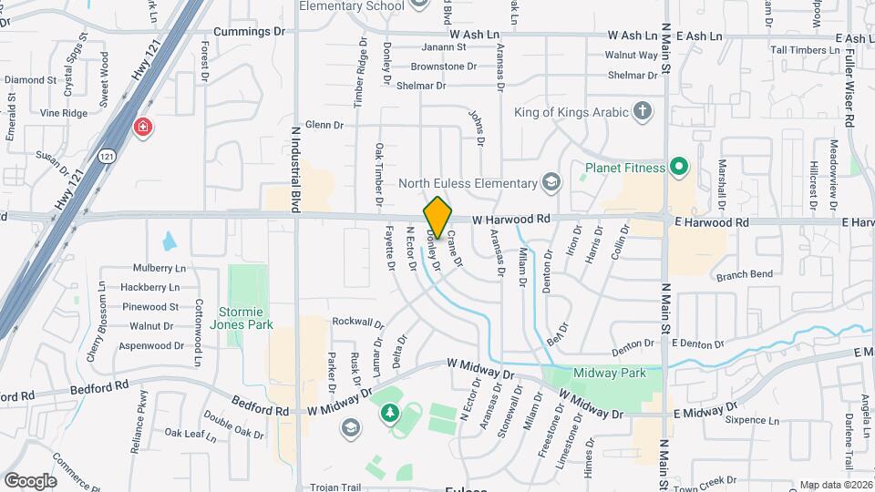 1012 Donley Dr Map and Location Details