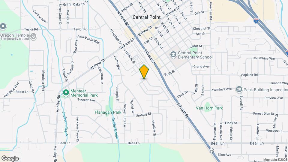 303 S Haskell St Map and Location Details