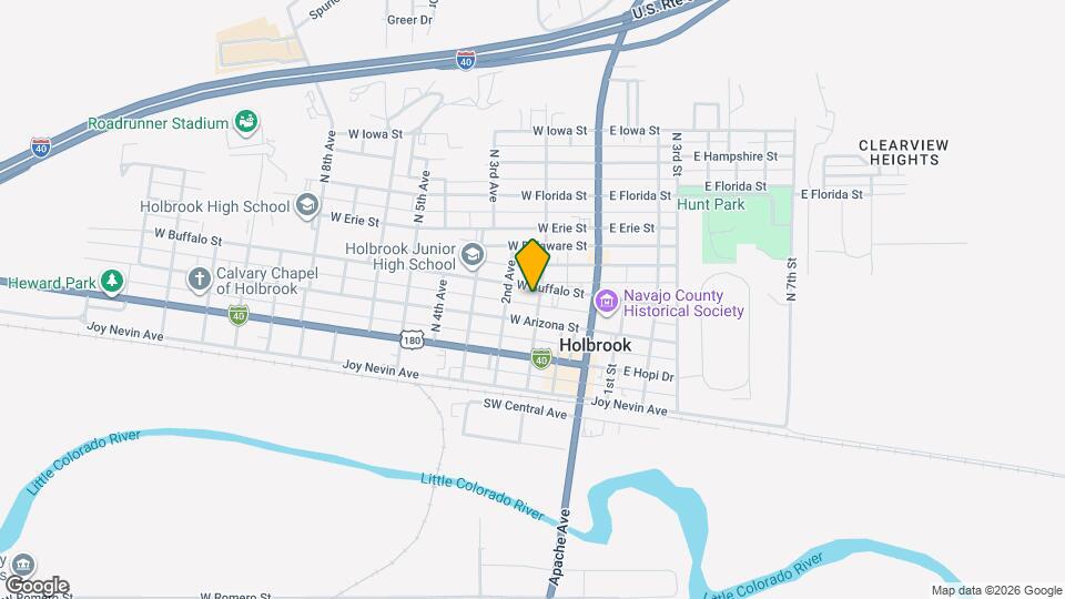 353 N 1st Ave Map and Location Details