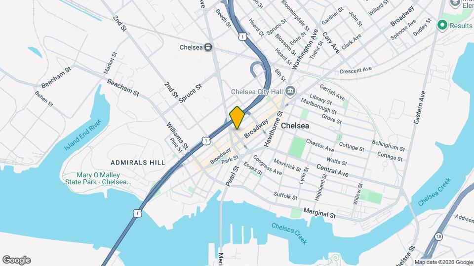 157 Chestnut St Map and Location Details