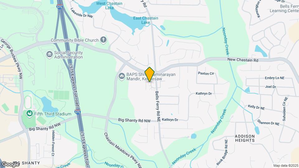 3329 Chastain Landings Ct Map and Location Details