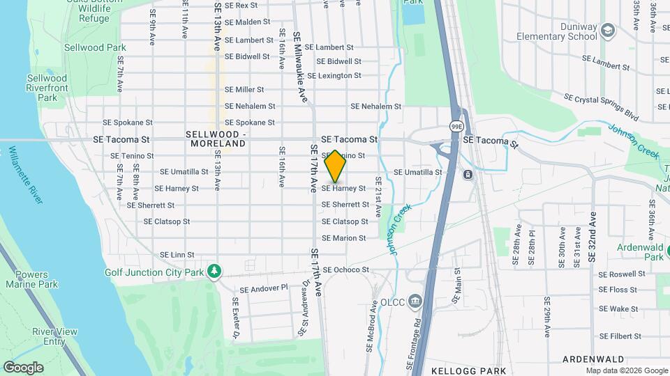 1815 SE Harney St Map and Location Details