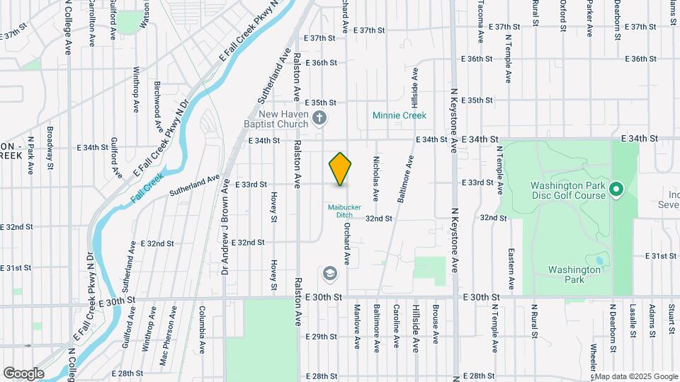 3264 Orchard Ave Map and Location Details