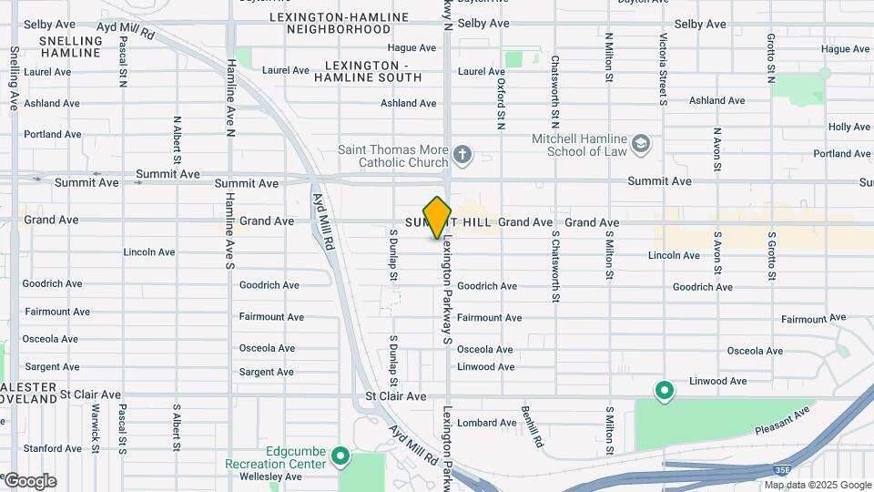1113 Lincoln Ave Map and Location Details