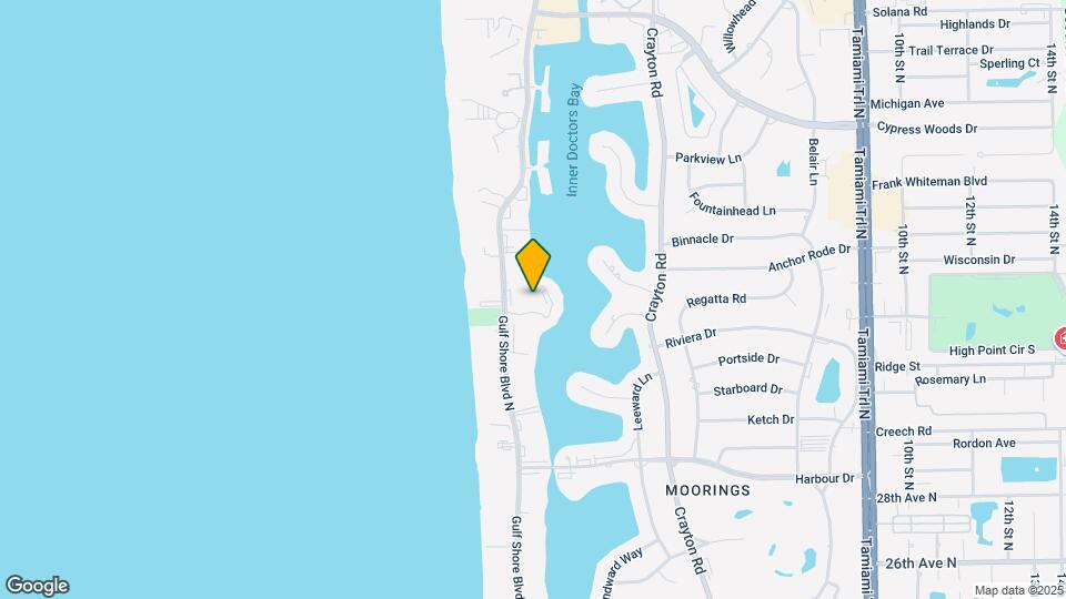 3410 Gulf Shore Blvd N Map and Location Details