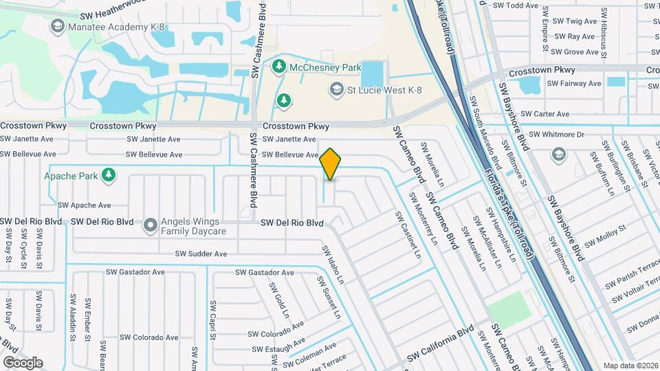 1734 SW Carolina St Map and Location Details