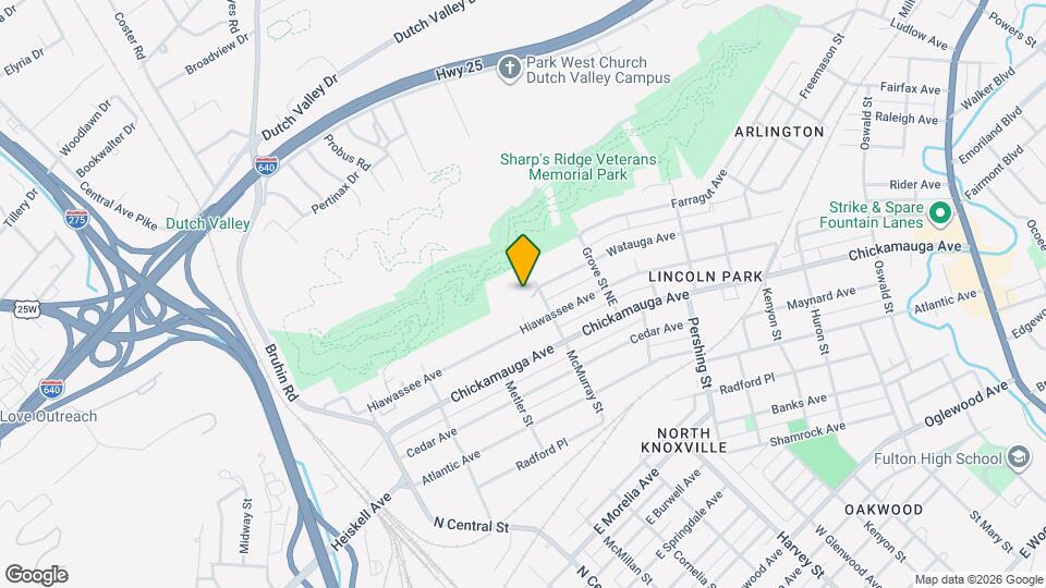 312 Watauga Ave Map and Location Details