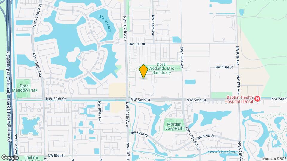 10476 NW 61st St Map and Location Details