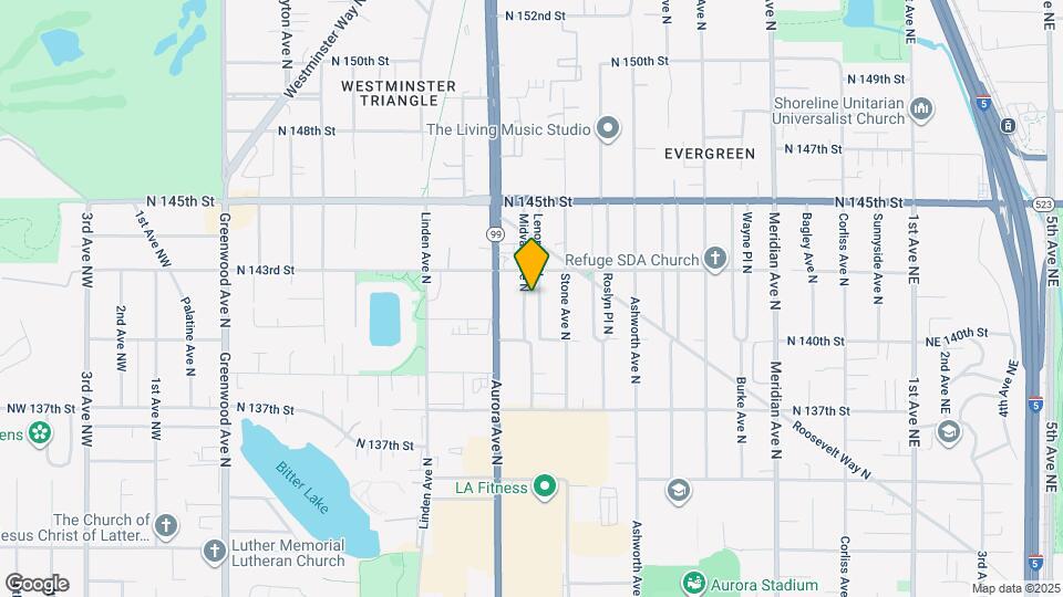 14036 Midvale Ave N Map and Location Details