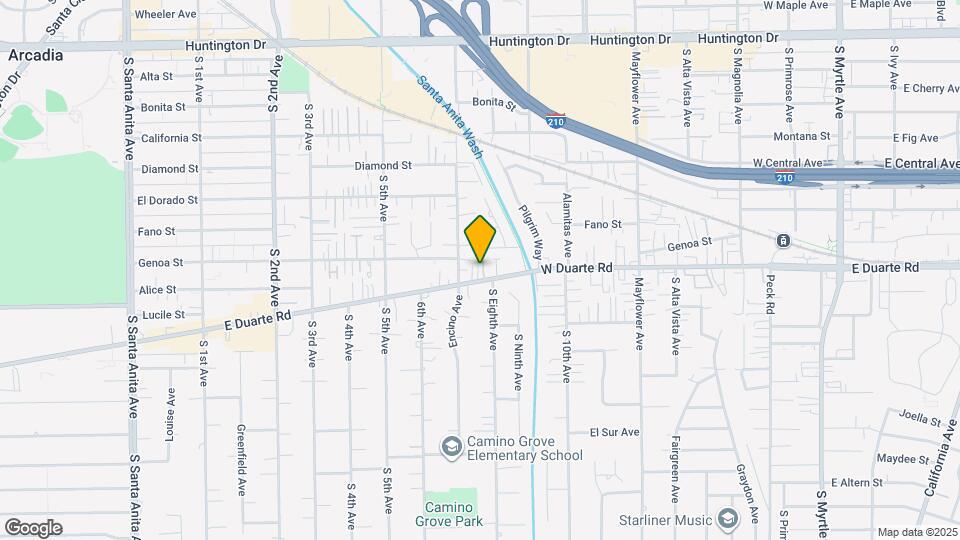 809 W Duarte Rd, Unit C Map and Location Details