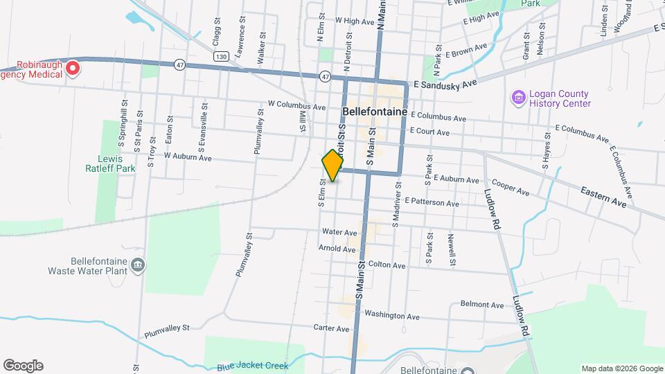 316 S Detroit St, Unit Apt A Map and Location Details