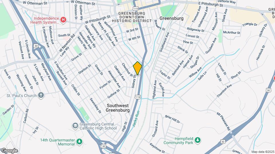 708 Chestnut St, Unit 2 Mapa y Detalles de la Ubicación