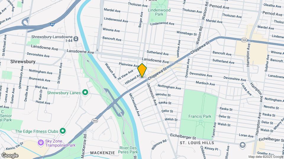 6911 Chippewa St Mapa y Detalles de la Ubicación