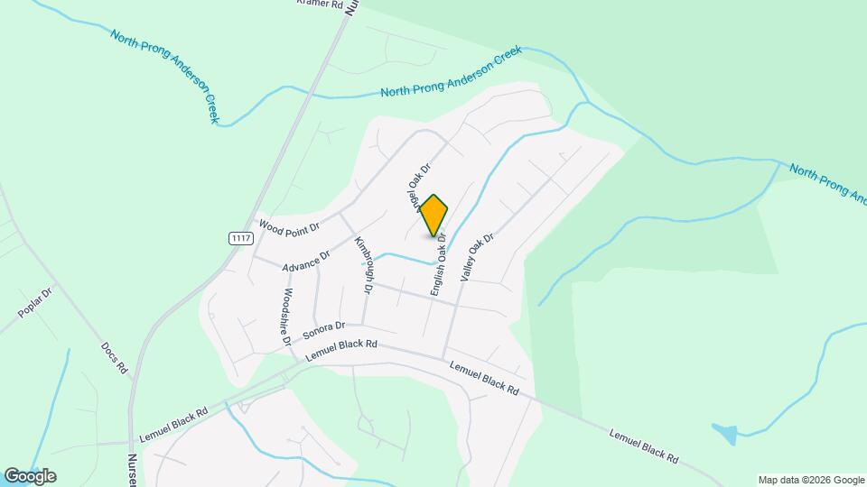 159 English Oak Dr Map and Location Details