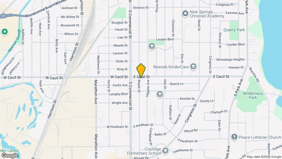 201 E Cecil St Map and Location Details