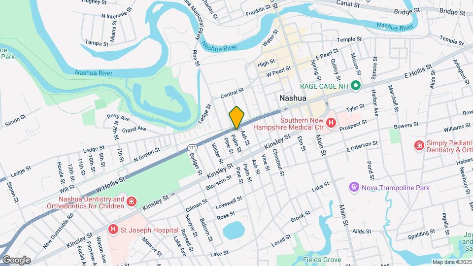 70-72 W Hollis St Mapa y Detalles de la Ubicación