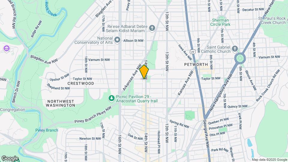 4024 14th St NW Map and Location Details