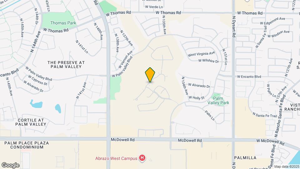 13601 W Cypress St Map and Location Details