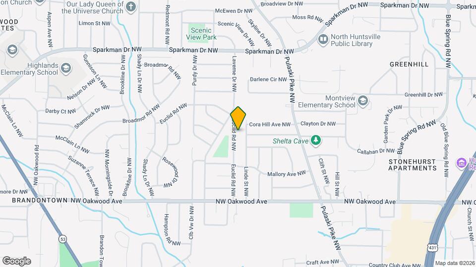 2219 Euclid Rd NW Map and Location Details
