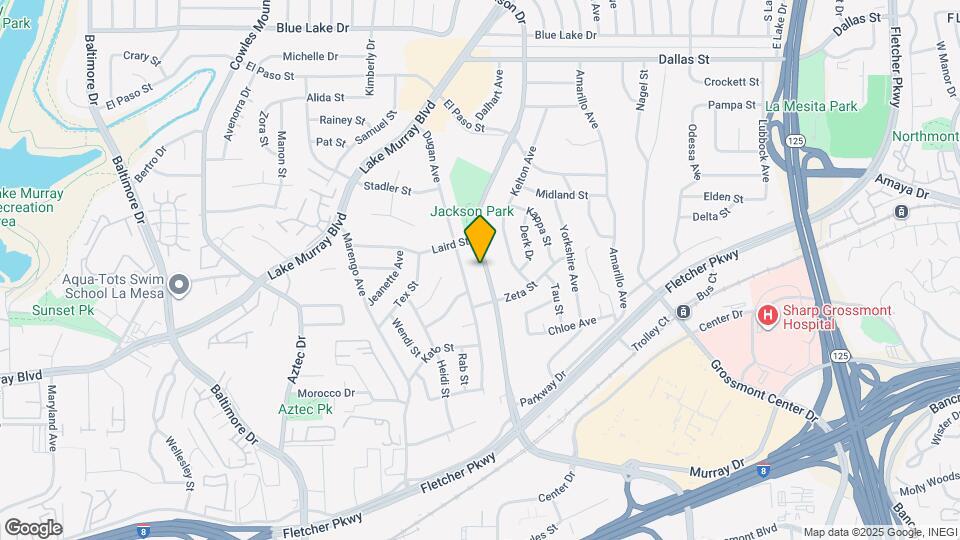 5760 Jackson Dr Mapa y Detalles de la Ubicación