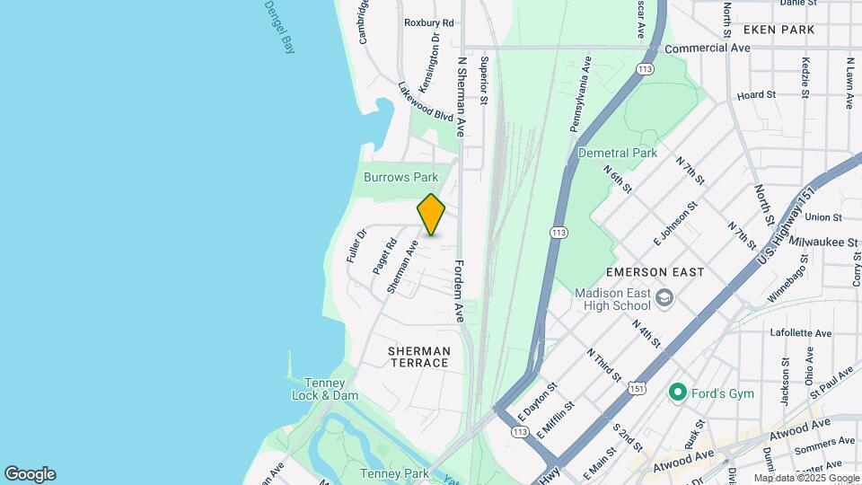 2021 Sherman Ave Mapa y Detalles de la Ubicación