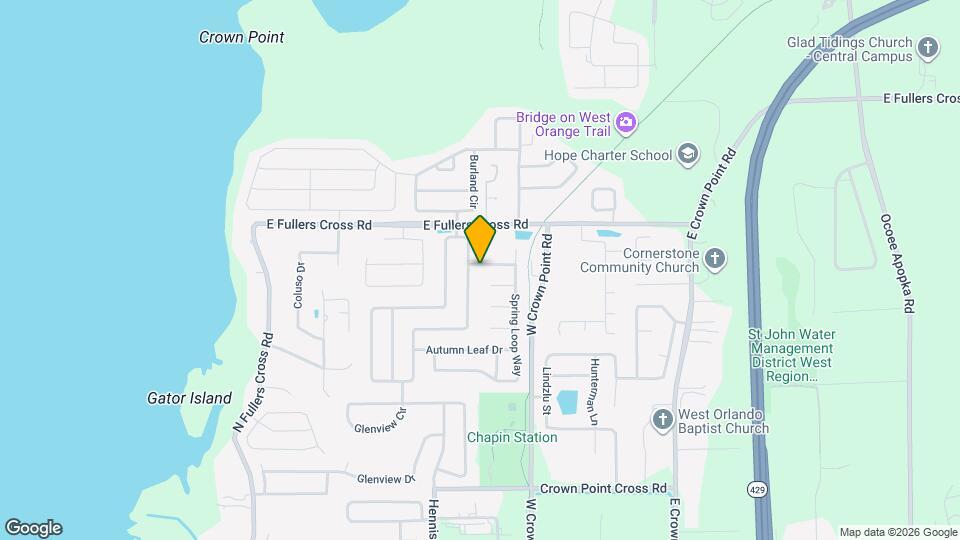 1018 Spring Landing Dr Map and Location Details