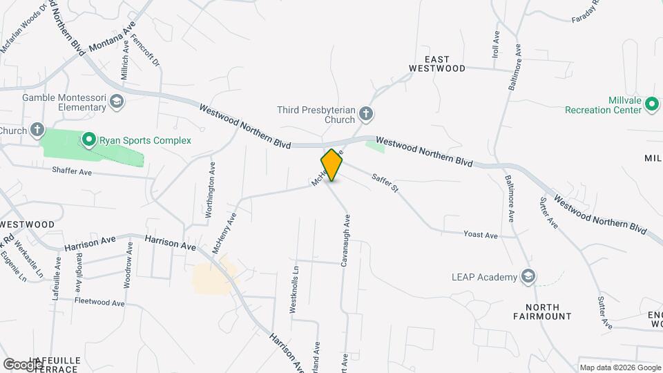 3350 Cavanaugh Ave Mapa y Detalles de la Ubicación