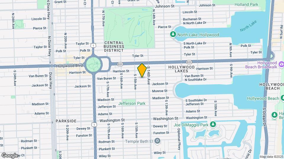 1432 Van Buren St Map and Location Details