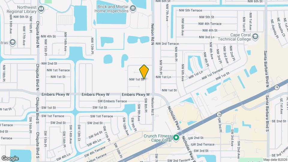 26 NW 8th Pl Map and Location Details