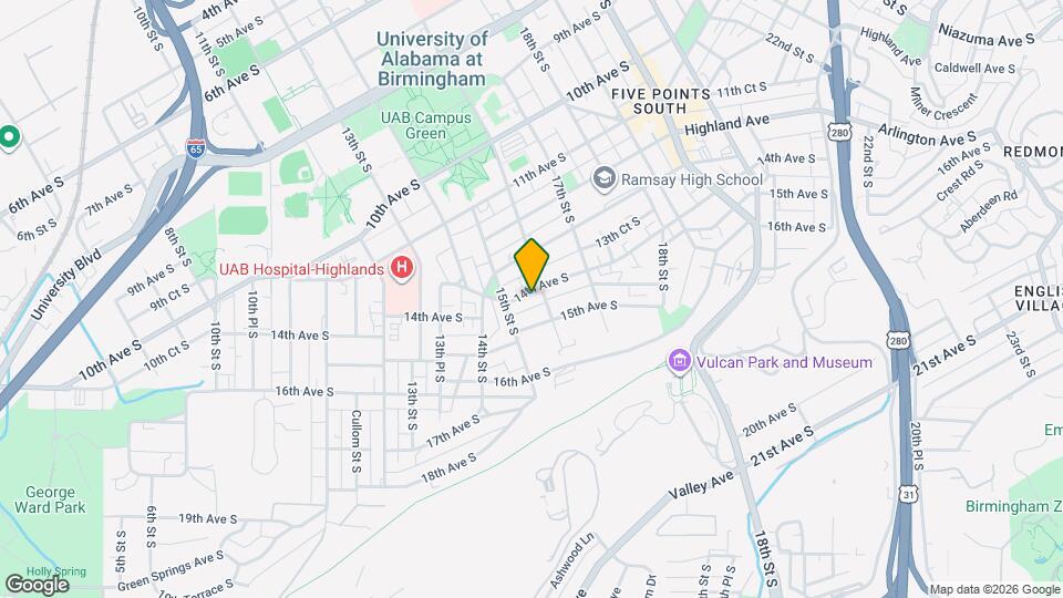 1521 14th Ave S Map and Location Details