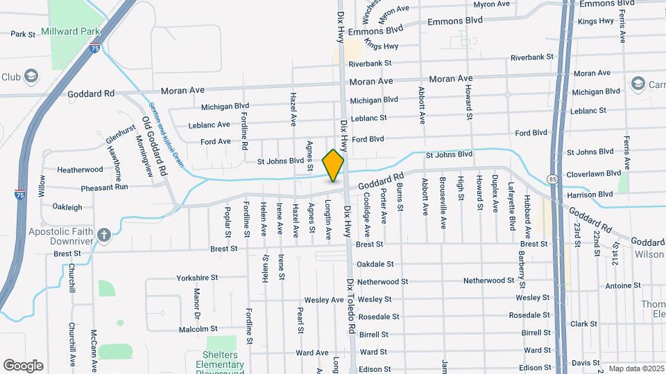 1922 Goddard Rd Map and Location Details