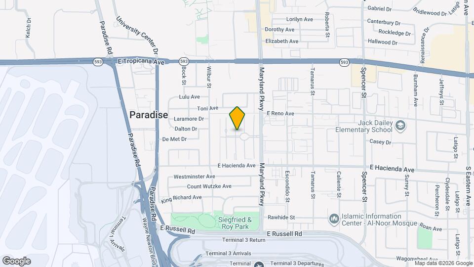 5168 Greene Ln Mapa y Detalles de la Ubicación