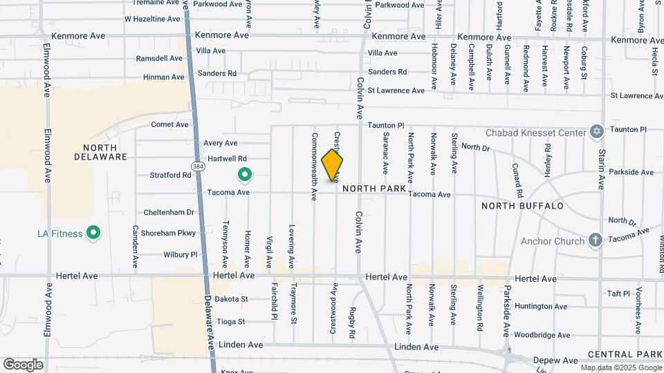 246 Crestwood Ave Map and Location Details