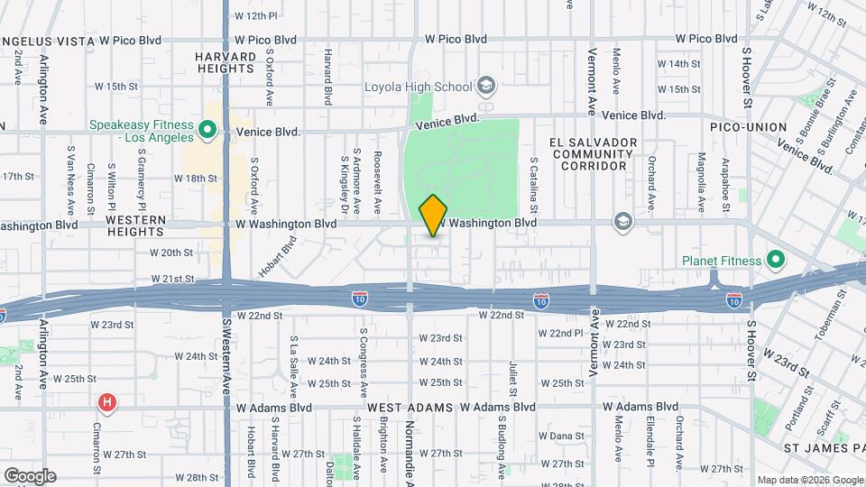 1861.5 Cordova St, Unit 1861.5 Map and Location Details