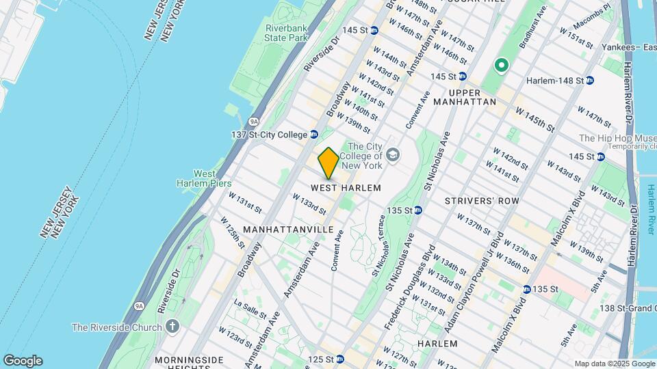 508 W 135th St Map and Location Details