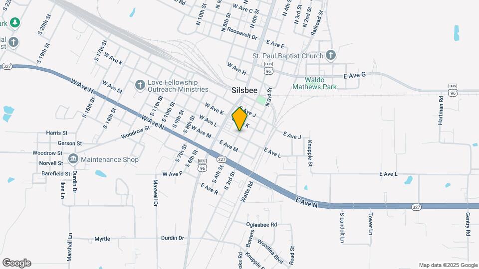 385 S 4th St Map and Location Details