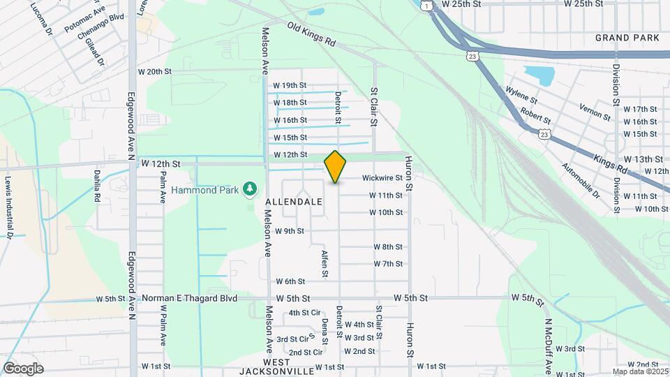 2112 Detroit St Map and Location Details