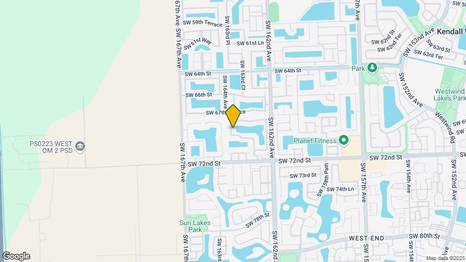 6913 SW 163rd Pl Mapa y Detalles de la Ubicación