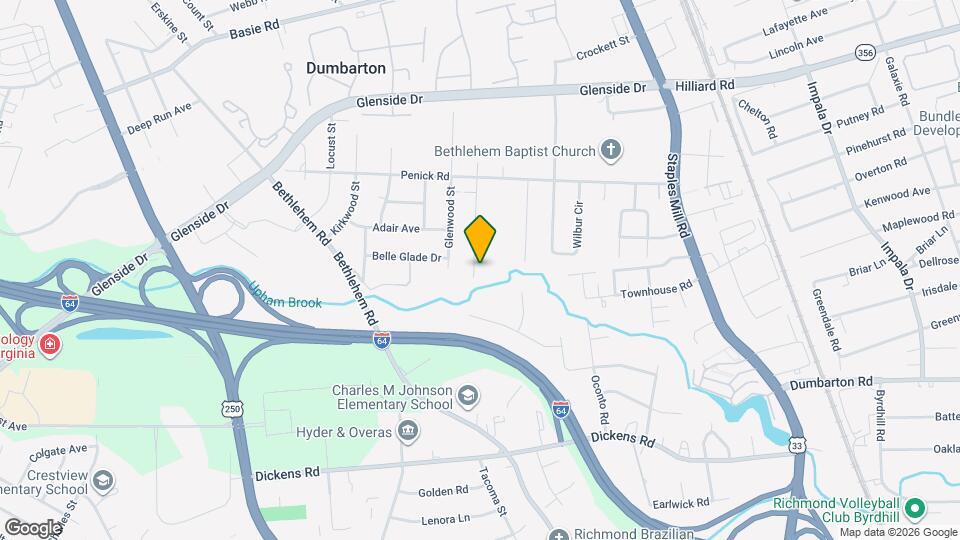 6603 Fernwood St Map and Location Details