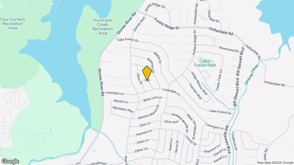 1624 Jo Ann Dr Map and Location Details