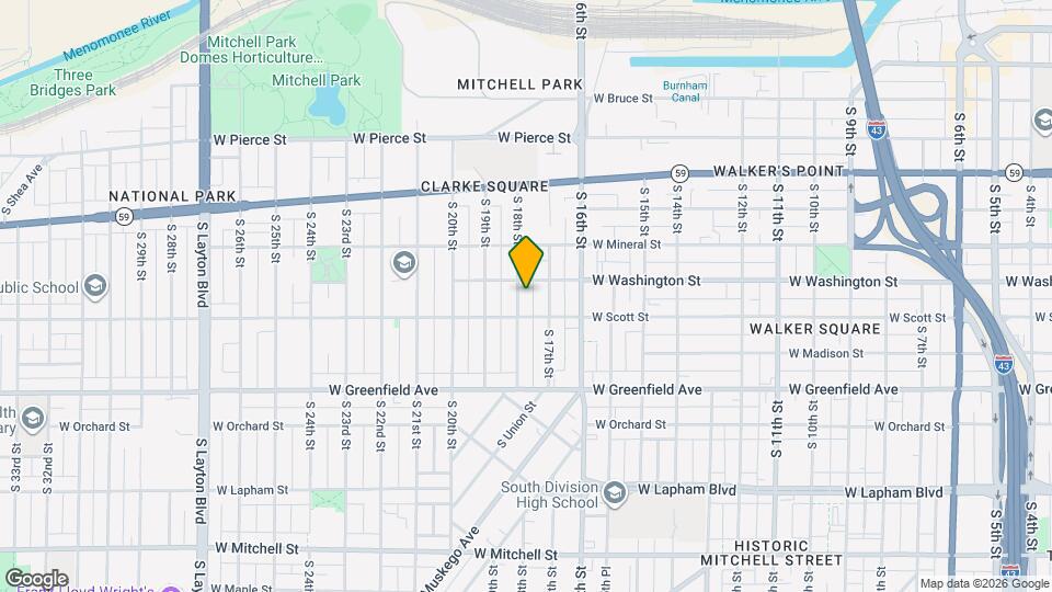 1118 S 18th St Map and Location Details